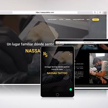Página web para un estudio de tattoos. Un proyecto de Diseño Web de El estudio de Coco - 29.04.2022