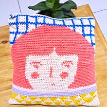 Mi Proyecto del curso: Tapestry: técnica de crochet para dibujar con hilos. Accessor, Design, Pattern Design, Fiber Arts, DIY, Crochet, and Textile Design project by Merlin Villegas - 04.20.2022