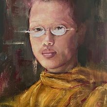 Mein Kursprojekt: Moderne Porträtmalerei mit Ölfarben. Un proyecto de Ilustración tradicional, Bellas Artes, Pintura y Pintura al óleo de robbi28 - 29.04.2022