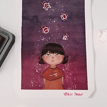 My project for course: Negative Watercolor Painting for Children's Illustration. Traditional illustration, Painting, Pencil Drawing, Watercolor Painting, Children's Illustration, and Narrative project by Ester Gouw - 04.30.2022