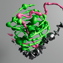 Natural liquid forms. Design, 3D, and 3D Design project by Tetjana Cherednichenko - 04.30.2022