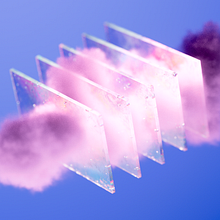 Glass Clouds. Design, 3D, and 3D Design project by Tetjana Cherednichenko - 04.30.2022