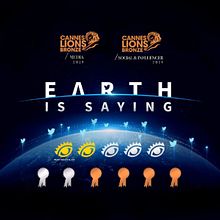 Greenpeace - Earth Is Saying. Advertising, Art Direction, and Creativit project by Carlos Garcia - 05.01.2022
