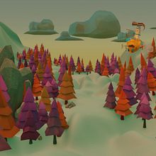 LowPoly environment. Un proyecto de 3D y Animación de Nazaret Garcia Gomez - 01.05.2022