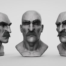 Il mio progetto del corso: Ritratto 3D realistico con ZBrush e KeyShot. 3D, 3D Modeling, and 3D Character Design project by Ruben Ciappa - 04.30.2022