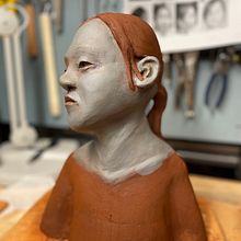 My project for course: Introduction to Clay Figurative Sculpture. Fine Arts, and Sculpture project by Michael W - 05.01.2022