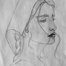 My project for course: Portrait Sketchbooking: Explore the Human Face. Sketching, Drawing, Portrait Drawing, Artistic Drawing, and Sketchbook project by Geraldine Vincent - 05.01.2022