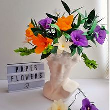 Mi Proyecto del curso: Técnicas para la creación de flores de papel. Un progetto di Papercraft, Interior Design e DIY di jimenezrodriguezpilar - 01.05.2022