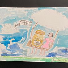 Always happy with my mustard man partner Norman in Sydney now complete. . Traditional illustration project by Hae-Lyun Kang - 04.29.2022