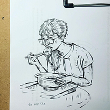 My project for course: Daily Sketching for Creative Inspiration. Un progetto di Illustrazione tradizionale, Bozzetti, Creatività, Disegno e Sketchbook di Chonnajak Bk - 02.05.2022