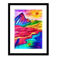 My project for course: Landscapes with Oil Pastels and Crayons: Playing with Light. Projekt z dziedziny Trad, c, jna ilustracja,  Sztuki piękne, R, sunek ołówkiem,  R, sunek,  R, sunek art, st i czn użytkownika Beant Kaur Dhillon - 02.05.2022