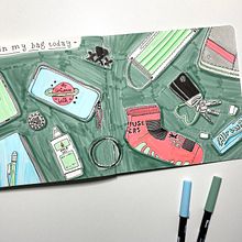 Illustrated Life Journal: A Daily Mindful Practice. Un progetto di Belle arti, Bozzetti, Creatività, Disegno e Sketchbook di Kathrin Laschinski - 02.05.2022