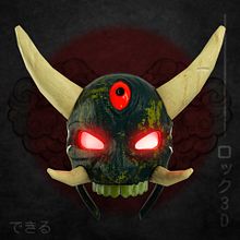 DEMON MASK. Un proyecto de 3D, Diseño gráfico y Diseño de juegos de Marcos Roque - 27.04.2022