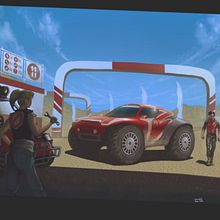 Mi Proyecto del curso: Creación y pintura de escenarios fantásticos en Photoshop . Un proyecto de Ilustración tradicional, Dibujo, Ilustración digital, Concept Art y Pintura digital de Jorge García - 02.05.2022