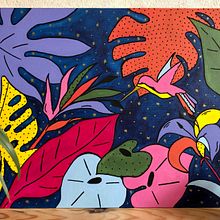 Colibri. Acr, and lic Painting project by Melody Dt - 04.29.2022