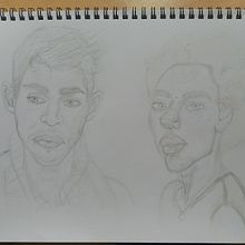 Mi Proyecto del curso: Sketchbook de retrato: explora el rostro humano. Sketching, Drawing, Portrait Drawing, Artistic Drawing, and Sketchbook project by Carmen Elez - 05.03.2022