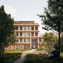 CLÉMENT BLANCHET + HIBANA_MEUDON_FRANCE. 3D, Traditional illustration, Architecture, Graphic Design, Interior Architecture, Infographics, Creativit, 3D Modeling, Stor, telling, Architectural Illustration, and Architectural Photograph project by ALMA - 05.03.2022