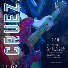 Divulgação de Evento - Crueza. Graphic Design project by G. Neves - 02.08.2020