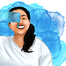 Hey! This is me.. Un projet de Illustration traditionnelle de Shreya Paul - 03.05.2022