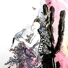 Biodiversity of biomes, series of illustrations for a restaurant . Un progetto di Illustrazione tradizionale, Disegno, Illustrazione botanica, Illustrazione con inchiostro, Pittura e Pittura ad acquerello di Mathilde Bre - 25.07.2020