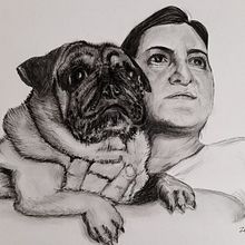 Meu projeto do curso: Retrato artístico com carvão vegetal: criando atmosferas. Un proyecto de Ilustración tradicional, Bellas Artes, Dibujo, Dibujo de Retrato, Dibujo realista y Dibujo artístico de Esio Eduardo - 04.05.2022