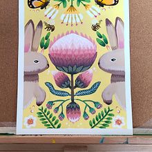 My project for course: Introduction to Floral Illustration with Acrylic. Projekt z dziedziny Trad, c, jna ilustracja,  Sztuki piękne,  Malarstwo,  R, sunek, Malarstwo akr, lowe, R i sunek botaniczn użytkownika Charissa Albertyn Lee - 21.03.2022