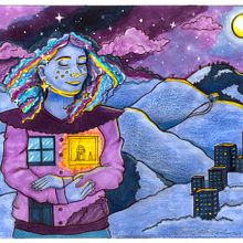 Mi Proyecto del curso: Ilustración artística: dibuja tu imaginario. Traditional illustration, Painting, Creativit, Pencil Drawing, and Drawing project by Valentina Cariel - 05.02.2022