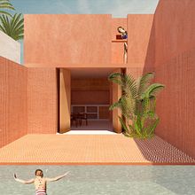 Mi Proyecto del curso: Representación gráfica de proyectos arquitectónicos. Un projet de Architecture, Design graphique, Architecture d'intérieur, Design d'intérieur, Pa, sagisme, Collage, Architecture numérique et Illustration architecturale de Nallely Barba - 04.05.2022