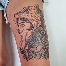 Meu projeto do curso: Técnicas de tatuagem blackwork com fine line. Tattoo Design project by Maila Bernardes - 05.04.2022