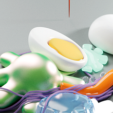 Mon projet du cours : Conception d'animations 3D d'objets amusants. 3D, 3D Animation, 3D Modeling, and 3D Design project by Mirlande - 05.02.2022