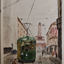 Milano. Watercolor Painting project by mrov5903 - 05.05.2022