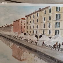 Milamo. Watercolor Painting project by mrov5903 - 05.05.2022