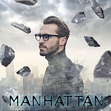 Cartel cortometraje 'Manhattan'. Graphic Design project by Pedro Gardner - 05.05.2022