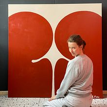 Canvas Drawing + Filming. Un progetto di Pittura acrilica, Video e Instagram di Anna Pepe - 05.05.2022