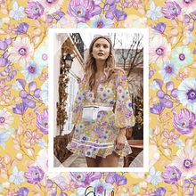 Mi Proyecto del curso: Creación de estampados en acuarela. Un progetto di Pattern design, Fashion design e Pittura ad acquerello di Sherezade Beltrán - 05.05.2022