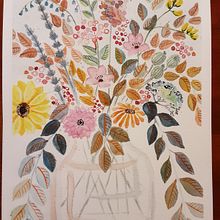 Mi Proyecto del curso: Acuarela floral: conecta con la naturaleza. Pintura em aquarela projeto de Teresa - 06.05.2022