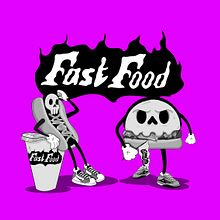 Fast Food cartoon. Traditional illustration, Character Design, and Creativit project by José Maxced - 04.25.2022