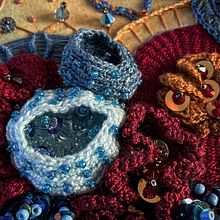 Crochet et broderie. Crochet, and Embroider project by Christine Belin-Munier - 05.06.2022