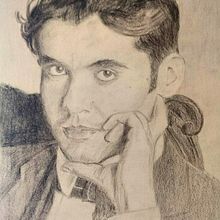 Federico García Lorca. Un progetto di Illustrazione tradizionale, Belle arti, Bozzetti, Disegno a matita, Disegno, Disegno di ritratti, Disegno realistico, Disegno artistico e Disegno anatomico di Luis Serrano - 06.05.2022