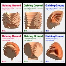 Crafts Council Gallery, Gaining Ground exhibition. Projekt z dziedziny Br, ing i ident, fikacja wizualna, Trad, c, jna ilustracja i  Motion graphics użytkownika Rejane Dal Bello - 06.05.2022