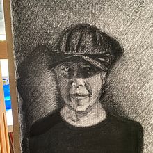 Autorretrato . Pintura projeto de sachaanrro - 06.05.2022