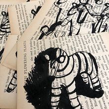 Creative Explorations—Drawing with a stick and ink Ein Projekt aus dem Bereich Artistische Zeichnung von Janine Joles - 06.05.2022