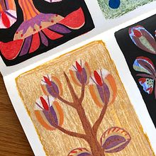 My project for course: Artist's Notebook: Explore Illustration Techniques Ein Projekt aus dem Bereich Design, Traditionelle Illustration, Bildende Künste, Malerei, Kreativität, Kreativität mit Kindern und Sketchbook von Janine Joles - 06.05.2022