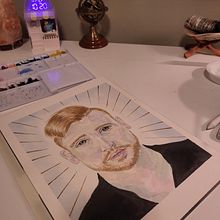 My project for course: Expressive Watercolor Portraits. Traditional illustration, Fine Arts, Painting, Watercolor Painting, and Portrait Drawing project by Lexi Bustamante - 05.02.2022