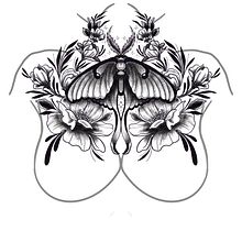 Meu projeto do curso: Design de tatuagem botânica com Procreate. Een project van Traditionele illustratie, Digitale illustratie,  Tatoeageontwerp y  Botanische illustratie van Paola Felintro da Silva - 07.05.2022