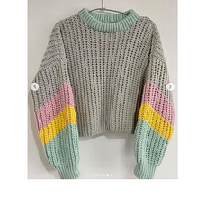 Mi Proyecto del curso: Crochet: crea prendas con una sola aguja. Fashion Design, Fiber Arts, DIY, Crochet, and Textile Design project by _carolina_galvez - 05.07.2022