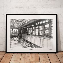 Print Title: Awakening (Original Intaglio Print) . Printing, Artistic Drawing, Traditional illustration, Ink Illustration, and Engraving project by Sadaf Mirza - 05.08.2022