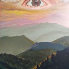 Mon projet du cours : Peinture à l'huile : créez des paysages surréalistes. Fine Arts, Painting, and Oil Painting project by andrea_selmeczi - 05.08.2022