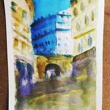 Mi Proyecto del curso: Representación arquitectónica en acuarela. Projekt z dziedziny Trad, c, jna ilustracja, Sketching,  R, sunek, Malowanie akwarelą,  R, sunek architektoniczn i Sketchbook użytkownika Elsa Rodríguez Covarrubias - 08.05.2022