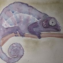 Mein Kursprojekt: Experimentelle Aquarelltechniken für Anfänger. Traditional illustration, Fine Arts, Watercolor Painting, and Naturalistic Illustration project by Sandra - 05.08.2022